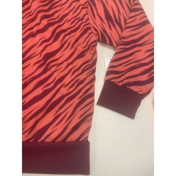 Zebra Patterned Sweatshirt Hoodie - Picture 2 of 4